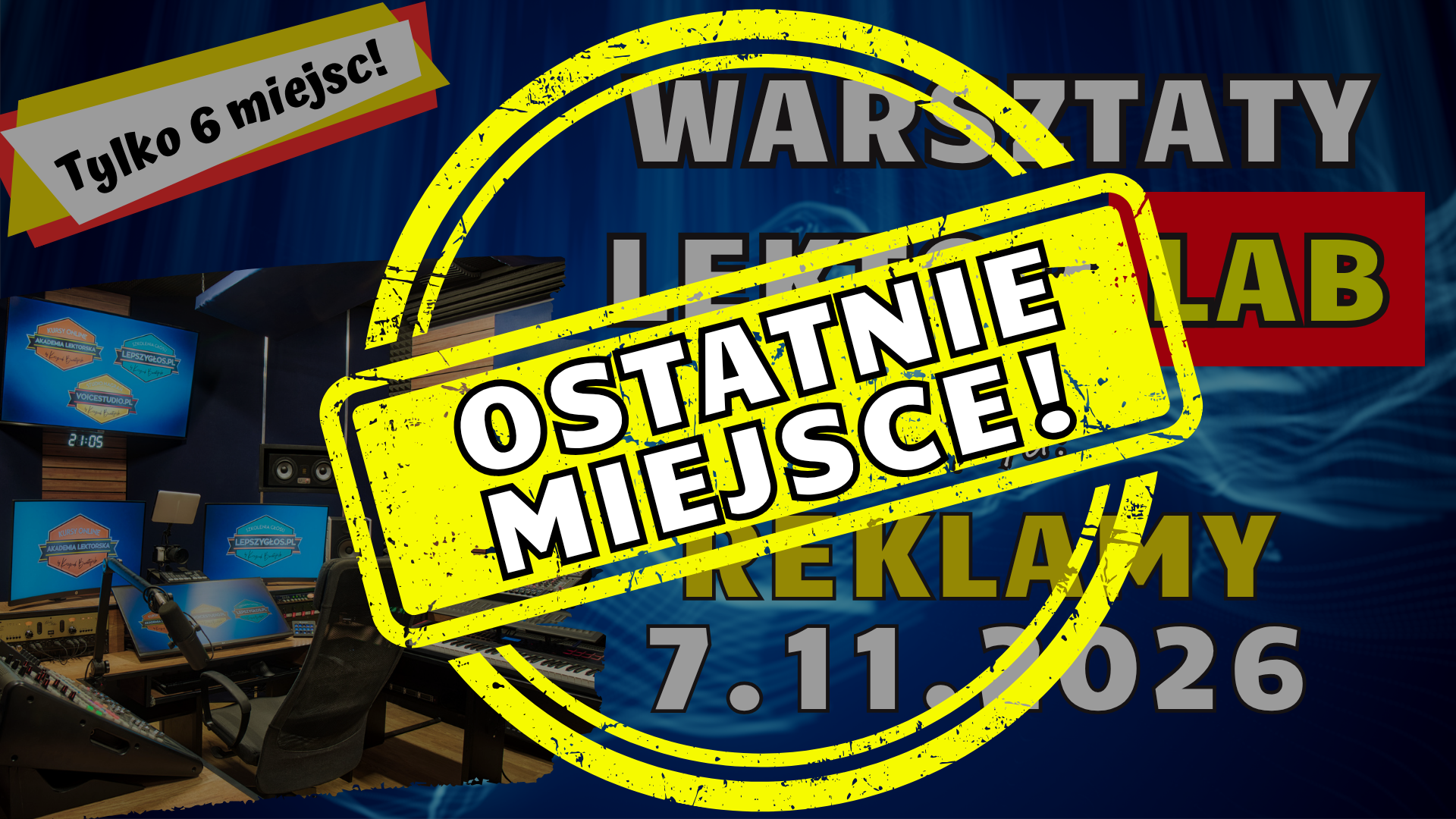 7.11.2026 - Warsztaty LektorLab - Spoty reklamowe
